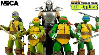 Обзор фигурок NECA TMNT 2012: Донателло, Микеланджело, Рафаэль, Леонардо и Шреддер!