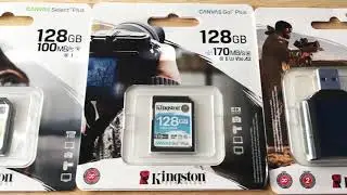 Kingston Technology SD Canvas Plus Memory Cards Overview 6-11-20