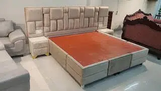 Amaltas Signature Double Bed with Side Tables and Box Storage