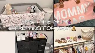 34 Weeks Nesting as a FTM (Organizing, Third Trimester Symptoms, Hospital Bag Pack & more!) 🥰🤰🏾✨
