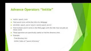 Ethical Hacking and Cyber Security 7 Google Hacking Database and Google Dorks Part   3