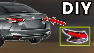 DIY 2020-2025 Nissan Versa Tail Light Replacement | How To Replace Nissan Versa Tail Lights