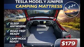 Обзор и установка кемпингового/надувного матраса Juniper для Tesla Model Y 2026 года | Обязательн...