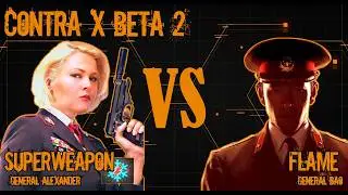 C&C Generals Contra X BETA 2. Challenge: Superweapon General vs Flame General [Hard] #1