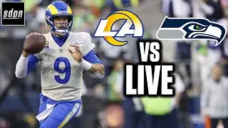 Seattle Seahawks vs Los Angeles Rams LIVE w/ Drew & Stew