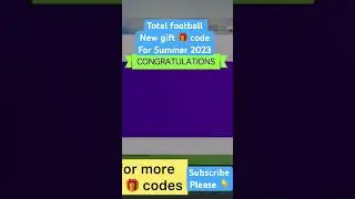 Total Football | Gift 🎁 Code #totalfootballmobile #scorematchtv @TotalFootballlll