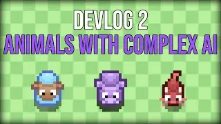 Adding Animals with COMPLEX AI and a new weapon to my game! - Nanoplanet Devlog 2