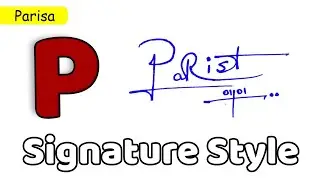 ✅ Parisa Name Signature Style | P Signature Style | Signature Style of My Name Parisa
