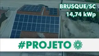 Energia Solar em Brusque/SC - Sistema 14,74kWp - TeraSolar
