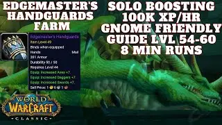 WoW Classic Anniversary - Sunken Temple Solo Boosting 54-60 Edgemaster's Farm Gnome Friendly