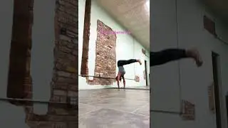 Handstand practice #yogalife #yoga #handstandworkout #handstandflow #yogaover50