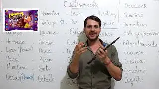 Os animais em espanhol- Los animales en español..Curso completo de espanhol.
