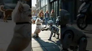 Is This Real? Puppy Reacts to Ultra-Realistic Robot Dog 🤯#RobotDog #PuppyReaction#Unreal#ViralVideo