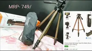 Best Cheap Tripod Photron Stedy 420 for YouTube Videos Camera Stand