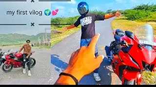 My First Vlog | R15 public Reaction 😍🔥First Time Beawar public reaction|R15 Yamaha superbike 