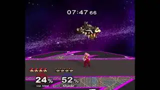 Luigi combos vs. Bowser