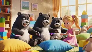 Three Little Toy Bears Stomp Stomp Stomp | Nursery Rhymes for Kids & Baby Songs