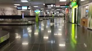 Empty luggage claim at Vienna airport