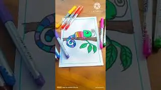 how to draw a chameleon || girgit drawing easy process || so easy to draw ||