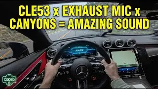 CLE53 AMG in the Canyons | Aftermarket Exhaust POV (DJI Mic 2)