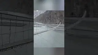 Hussaini bridge l #passucones #hussaini #bridge #dangerous  #uzairkhan