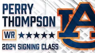 Auburn 5-star WR signee Perry Thompson highlights from Foley