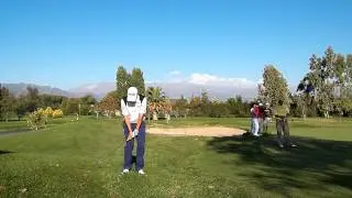 Nicolas Geyger approach hoyo 1 play off Las Araucarias 2012
