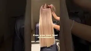 Can you see hair extensions?
