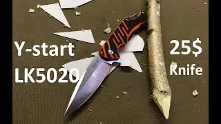 Budget flipper knife Y-start LK5020, ceramic ball bearing, carbine, G10 and bottle opener :)