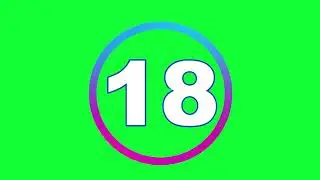 Đếm ngược thời gian m&agrave;n h&igrave;nh xanh 30s - Green Screen countdown time 30s