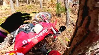GasGas EC 250 TBI MY 2024 - first ride - first crash