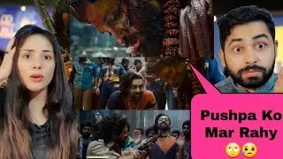Pushpa Pre Climax Mass Fight Scene 🔥🔥, Pushpa 2 Movie Pakistani Reaction, Part 20 | Allu Arjun