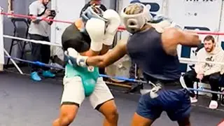 Jermall Charlo SPARRING LEAK: Brutal Punches in TOE-TO-TOE WAR