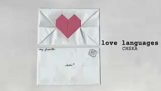 CHSKA - love languages (Official Lyric Video)