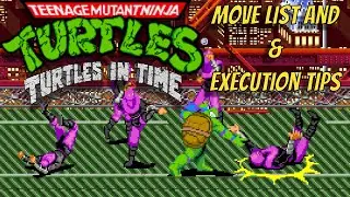 TMNT: Turtles in Time - Attacks & Execution Tutorial