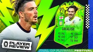 PATH TO GLORY GREALISH PLAYER REVIEW | 91 PATH TO GLORY GREALISH REVIEW | FIFA 21 Ultimate Team