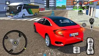 Real City Car Traffic Driving 3D: Honda Civic F5 car city parking and driving - car android gameplay