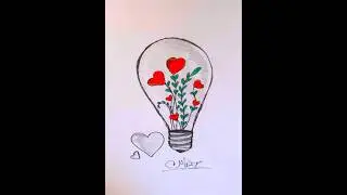 💡 Light Bulb Drawing | رسم لمبة#art #drawing #sketch #easyart #RASMATHALK #