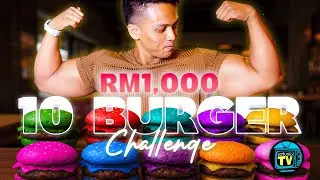 Dapat RM1,000 Makan 10 Burger dalam 8 Minit  | satudioTV