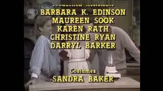 Small Wonder Season 2 closing credits (w/ Carter Willard of Voice over of KHTV Hollywood 88 in 2010)