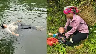 Rescue the poor abandoned child whose mother committed suicide in the river