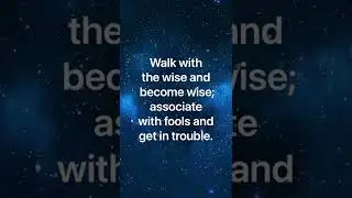 Proverbs 13:20