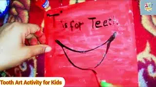 Tooth Art Activity for Kids.