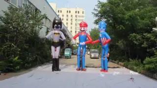 inflatable costume mascots puppet for city parade