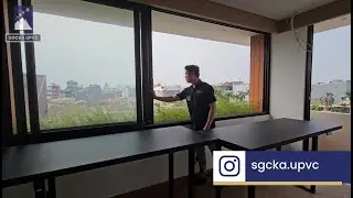 SIMPLE DAN FUNGSIONAL! JENDELA SLIDING BESAR UPVC | uPVC SGCKA Jakarta