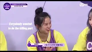 #girlsplanet999 YUJIN help yeseo to apply for the killing part