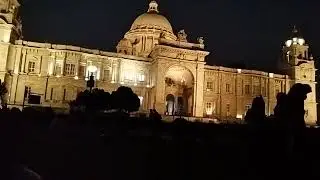victoria memorial night time beauty of mahal