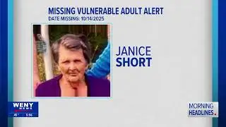 Statewide Alert Issued for Missing 86-Year-Old Woman from Vestal