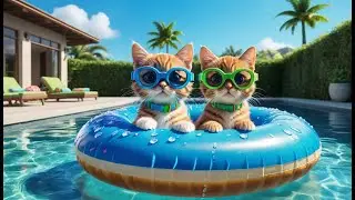 Six Little Kittens &ndash; Pool Party Time | Fun Summer Song for Kids