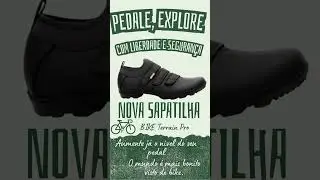 Sapatilha de Ciclismo Unissex New Fox Terrain Pro Solado Grip Conforto Premium Refletiva